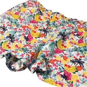 Ann Taylor LOFT Women’s Plus Size Linen Floral Shorts Elastic Waist Pull On XXL